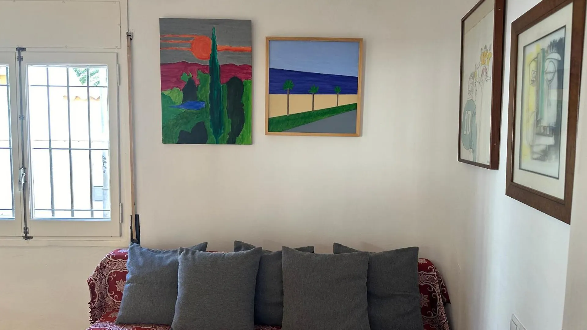 아파트 Apartamento Con Jardin A 11 Metros De La Playa. B3. 팔라모스